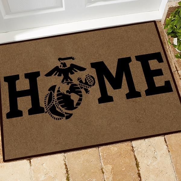 Home Usmc Printed Doormat Decor Dingmun - Usmc Home Decor