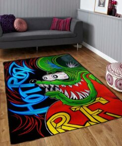 Hot Rod Rat Fink Rug