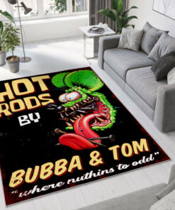 Personalized Hot Rod Area Rug