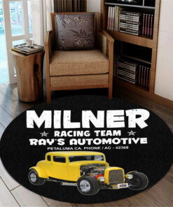 Milner Racing Team Hot Rod Round Mat
