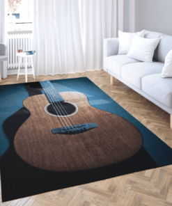 Acoustic Guitar Music Home Decor Area Rug