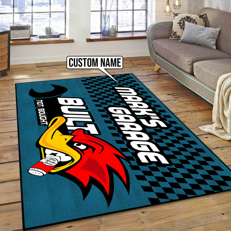 Mr. Horsepower Hot Rod Duck Area Rug