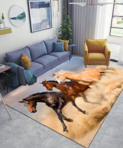Horse Print Area Rug