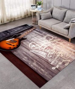 Guitar Area Rugs for Living Room