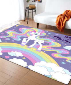 Rainbow Unicorn Rug For Bedroom