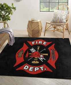 Fire Department Rug For Bedroom Living Room