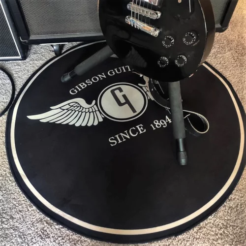 Gibson Guitar Round Rug photo review