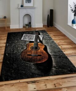 Guitar Fend Area Rug For Living Room