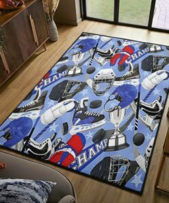 Hockey Rink Rug