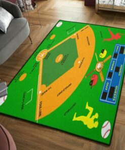 Baseball America Cool Rug