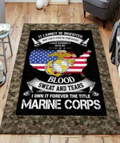 it cannot be inherited nor it can be purchased Marine Corps Rug