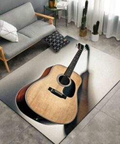 Music Guitar Area Rug For Bedroom