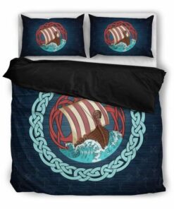 The Boat Viking Quilt Bedding Set