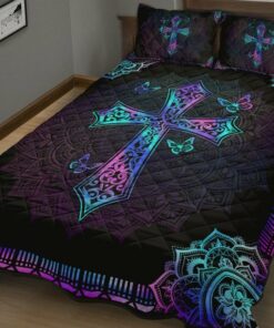 Jesus All Over Printed Quilt Bedding Set