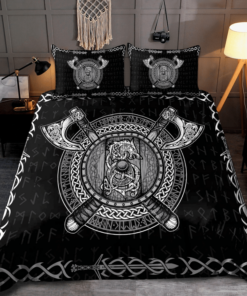 Fenrir Shield Viking Quilt Bedding Set