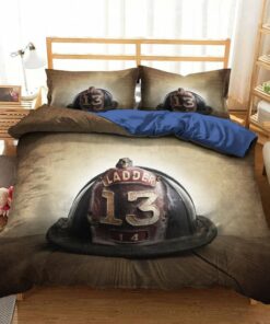 Funny Firefighter Quilt Bedding Set