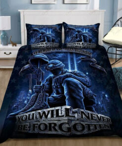 You Will Never Be Forgotten Veteran Quilt Bedding Set