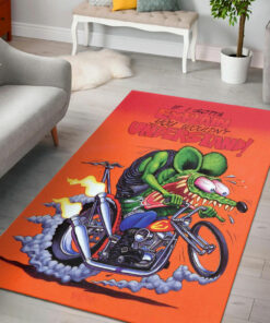 If I Gotta Explain You Wouldn't Understand Rat Fink Motorcycle Rug