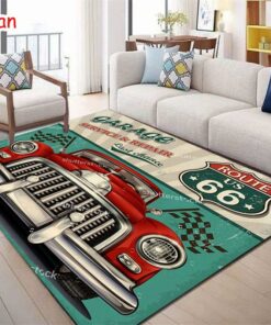 Garage Service And Repair Last Chance Route 66 Floor Mats