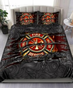 Symbol Firefighter Lover Bedding Set