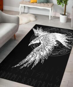 Personalized Mystical Raven Rug