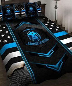 US Air Force Military Quilt Bedding Set