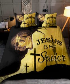 Jesus Is My Savior Quilt Bedding Set