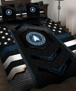 US Space Force Proudly Served Quilt Bedding Set