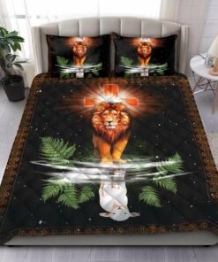 My God Jesus Quilt Bedding Set