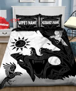 Personalized Viking Quilt Bedding Set