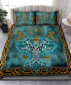 Yggdrasil Viking Quilt Bedding Set