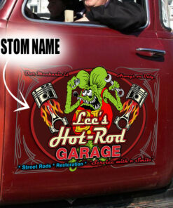 Personalized Hot Rod Rat Fink Set 02 Vinyl Stickers