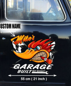 Personalized Kustom Kultrure Mr Horsepower Decal 2 Pcs For Car Door