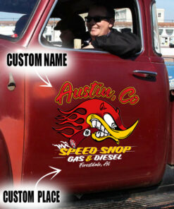 Personalized Speed Shop Gas And Diesel Mr Horsepower Decals
