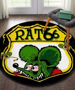 Rat 66 Hot Rod Round Mat