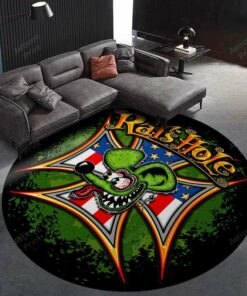 Personalized Rat's Hole Round Rug