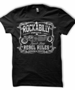 Customizable Rockabilly Forever Speed Shop Shirts