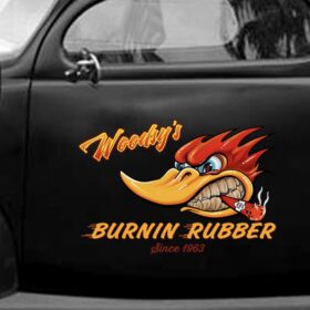Set 2Pcs Hot Rod Garage Speed Shop Old School Mr Horsepower Vinyl Wrapped Decal photo review
