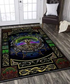 As The Universe So The Soul Tree Of Life Viking Area Rug