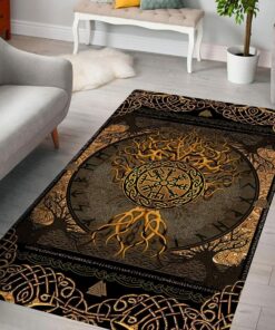 Tree of Life Viking Area Rug Home Décor