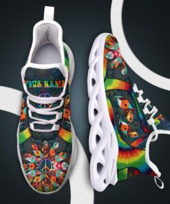 Peace Love Hippie Clunky Sneakers Custom Name