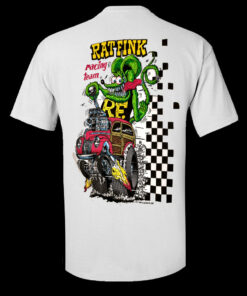 Hot Rod Rat Fink Racing Team T Shirt