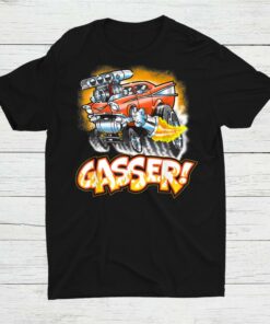 Hot Rod Gasser 57 Drag Racing Street Blown Car T-Shirt