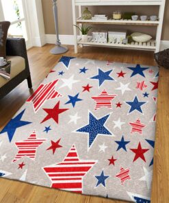 4th Of July American Independence Colorful Rug