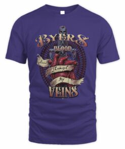 Byers Blood Runs Through My Vens -Byers Name Shirt