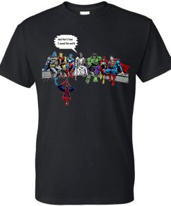 Jesus Superheros Christian T-Shirt, and That's How I Saved The World Funny Spiderman Below