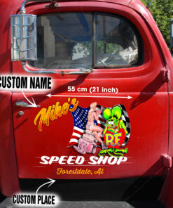 Rat Fink Custom Car Door Art Stickers