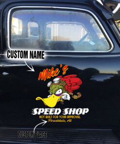 Mr Horsepower Decal, Large Hot Rod Speed Shop Woodpecker Door Car Vinyl Decal