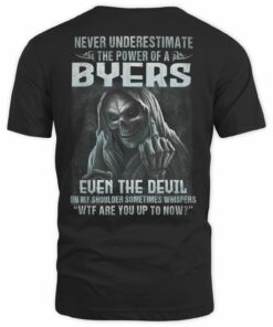 Never Underestimate The Power Of Byers T Shirt