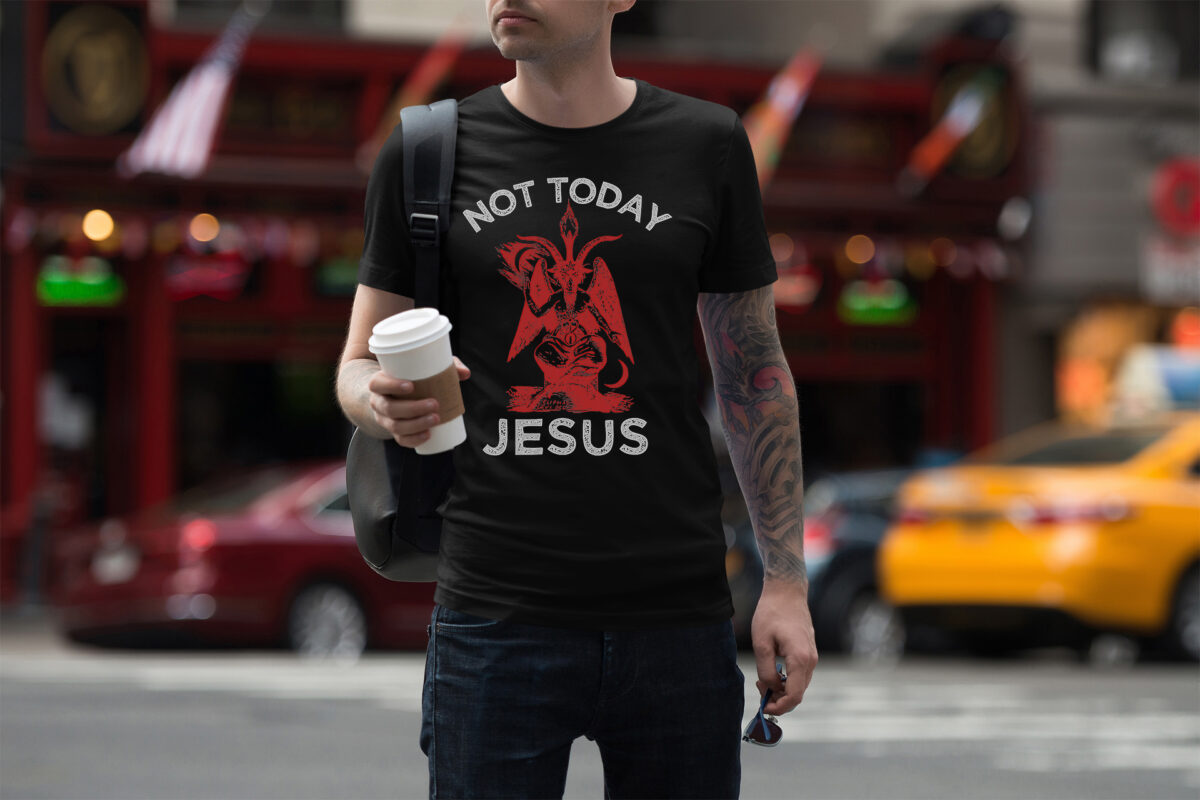 Not Today Jesus Baphomet Shirt